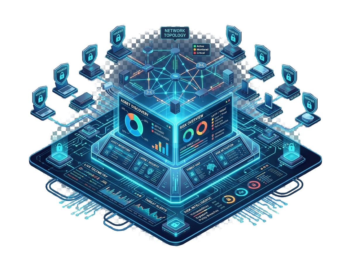 Advanced IT Asset Management and Layer 1 Risk Intelligence Dashboard