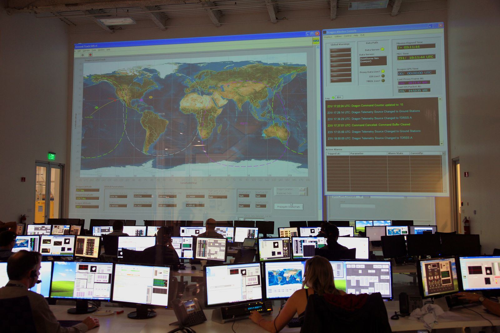 Enterprise network operations team monitoring asset visibility dashboards